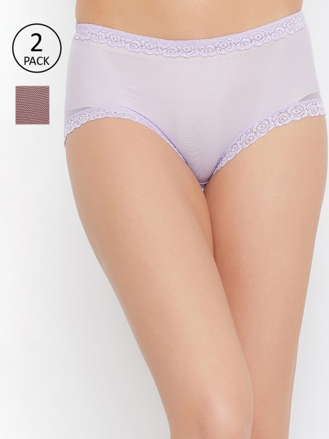 

SECRETS BY ZEROKAATA Women Pack Of 2 Assorted Woven Hipster Briefs SZPTY355A