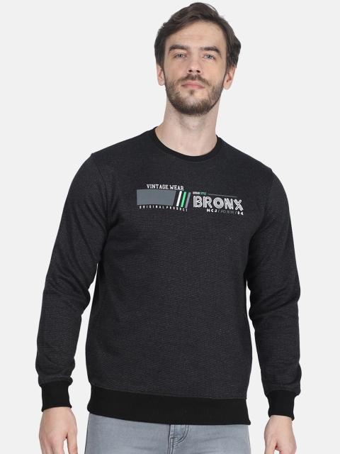 

Monte Carlo Men Black Printed Sweatshirt
