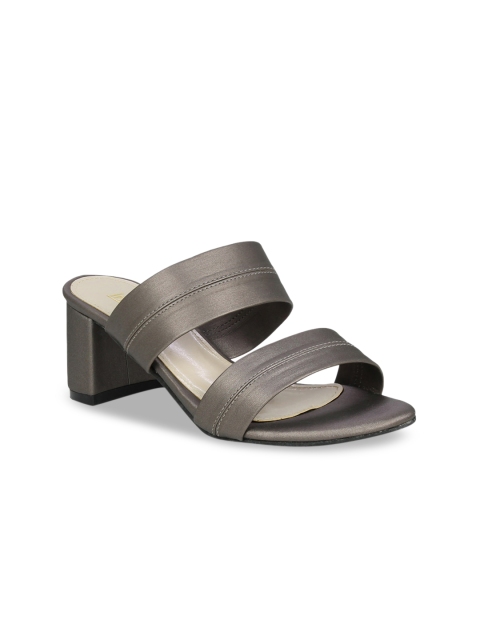 

Inc 5 Women Grey Solid Block Heels