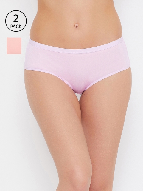

SECRETS BY ZEROKAATA Women Pack Of 2 Assorted Woven Hipster Briefs SZPTY8006