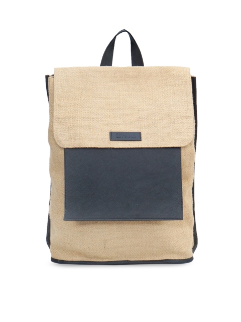 

Diwaah Unisex Beige Solid Backpack