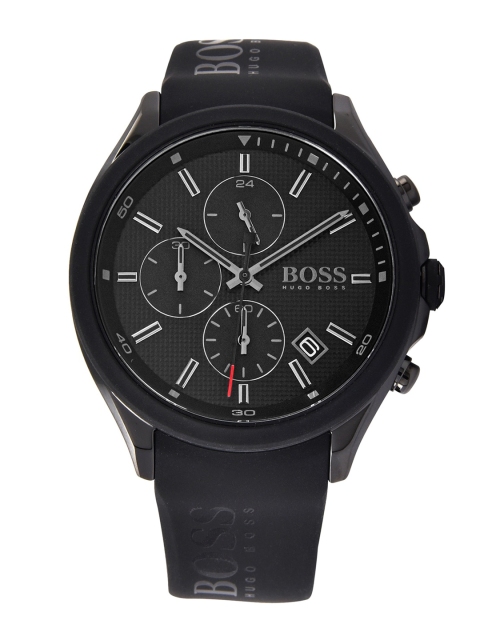 

Hugo Boss Men Velocity Black Chronograph Watch 1513720