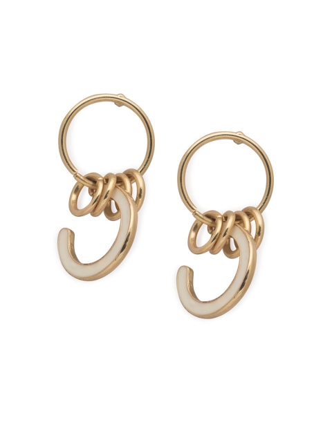 

Globus Gold-Plated Geometric Drop Earrings