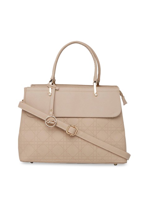 

Globus Beige Textured Handheld Bag
