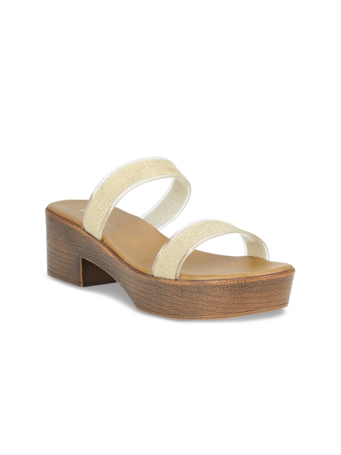 

Inc 5 Women Gold-Toned Textured Heels