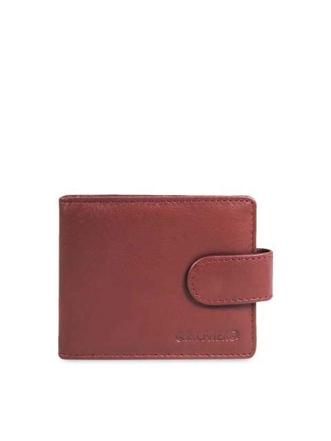 

CALFNERO Unisex Brown Solid Leather Card Holder