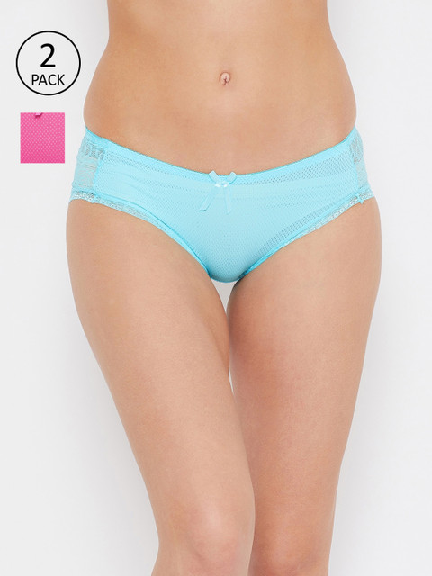 

SECRETS BY ZEROKAATA Women Pack Of 2 Assorted Woven Hipster Briefs SZPTY5560A