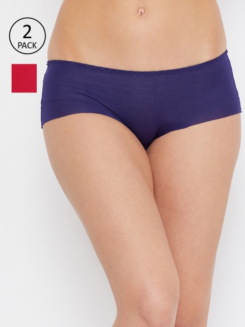 

SECRETS BY ZEROKAATA Women Pack Of 2 Assorted Woven Hipster Briefs SZPTY3805A