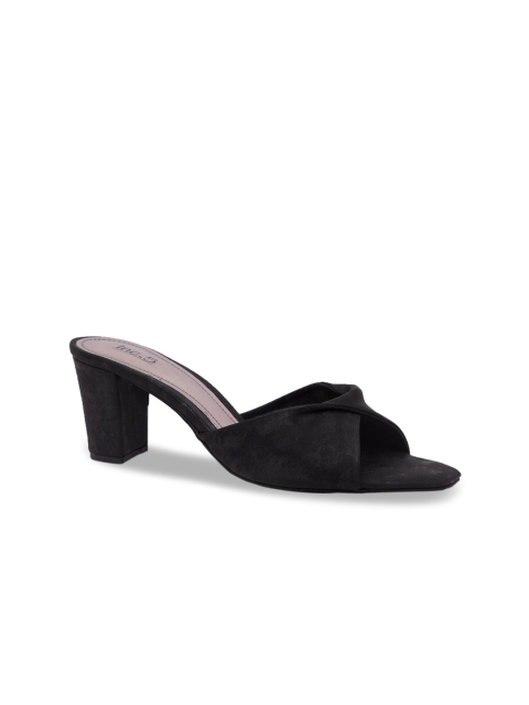 

Inc 5 Women Black Solid Sandals