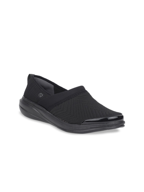 

Naturalizer Women Black Slip-On Sneakers