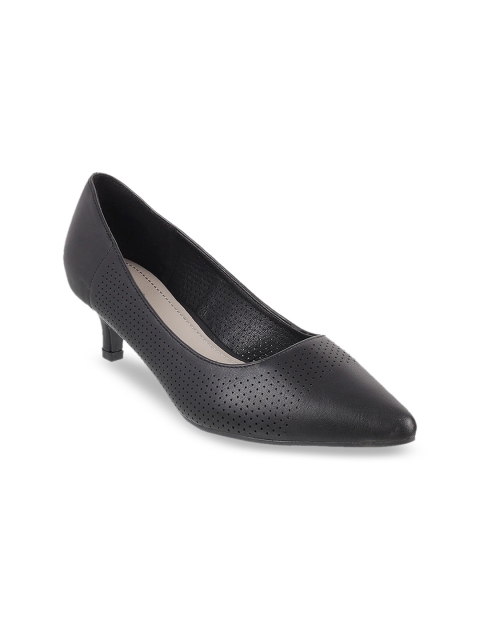 

Metro Women Black Textured Pumps