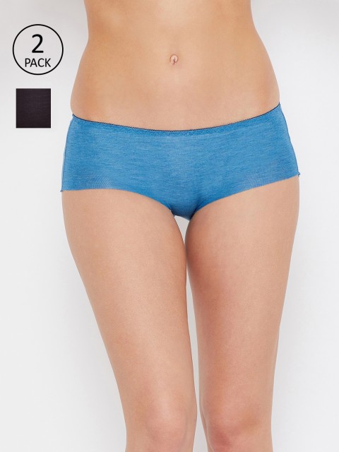 

Secrets by Zerokaata Women Pack Of 2 Assorted Solid Hipster Briefs SZPTY3805