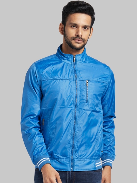 

Parx Men Blue Solid Sporty Jacket