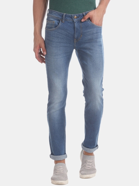 Newport Men Blue Slim Fit Mid-Rise Clean Look Jeans