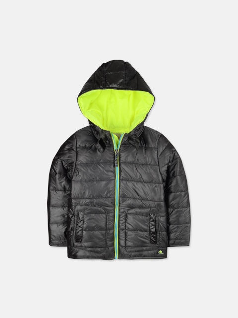 

Cherry Crumble Boys Grey Colourblocked Padded Jacket