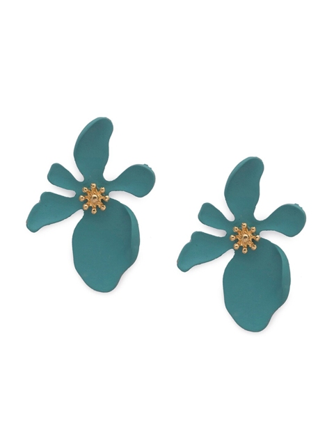

Globus Green Floral Studs