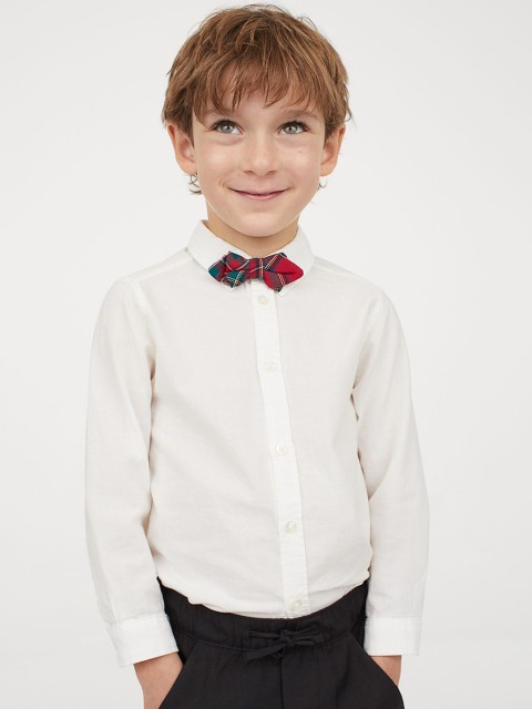 

H&M Boys White & Black Solid 3-Piece Set