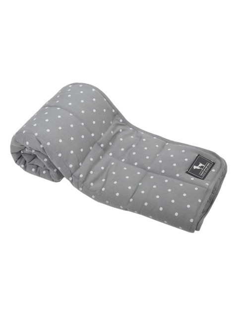 

Heads Up For Tails Grey & White Polka Dot Printed Sweet Dreams Large Dog Blanket