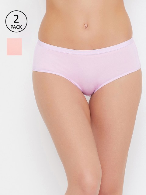 

SECRETS BY ZEROKAATA Women Pack Of 2 Assorted Woven Hipster Briefs SZPTY8007