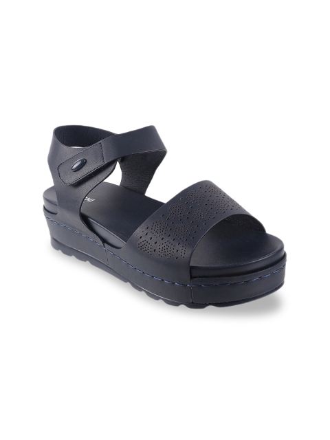 

Mochi Women Blue Solid Heels