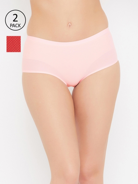 

SECRETS BY ZEROKAATA Women Pack Of 2 Assorted Woven Hipster Briefs SZPTY962