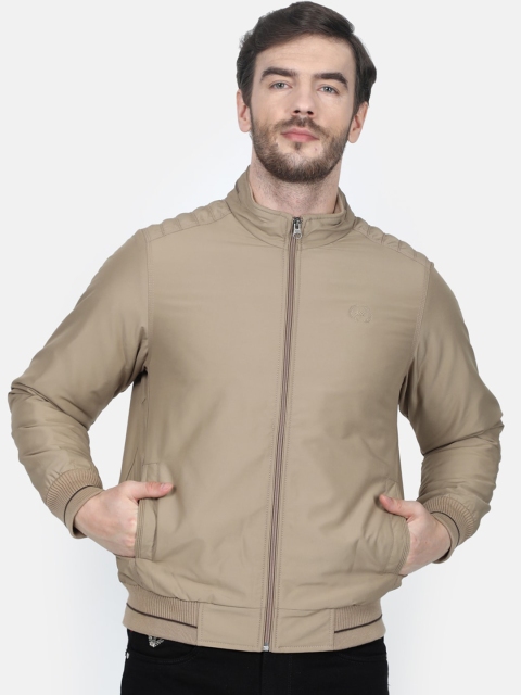 

Monte Carlo Men Beige Solid Bomber