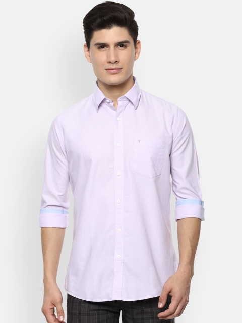 

Van Heusen Sport Men Lavender Slim Fit Solid Casual Shirt