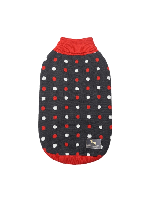 

Heads Up For Tails Grey Polka Dog Sweater