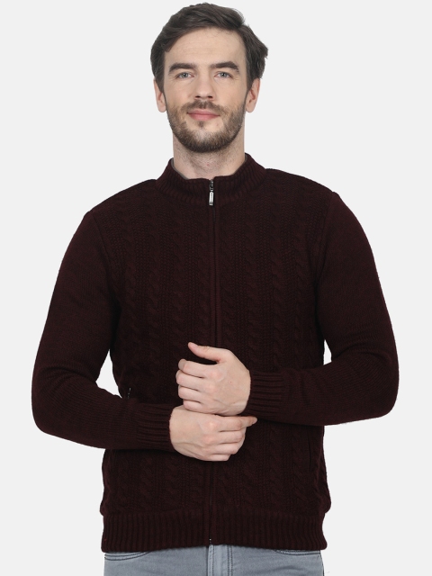 

Monte Carlo Men Maroon Solid Wool-Blend Pullover Sweater