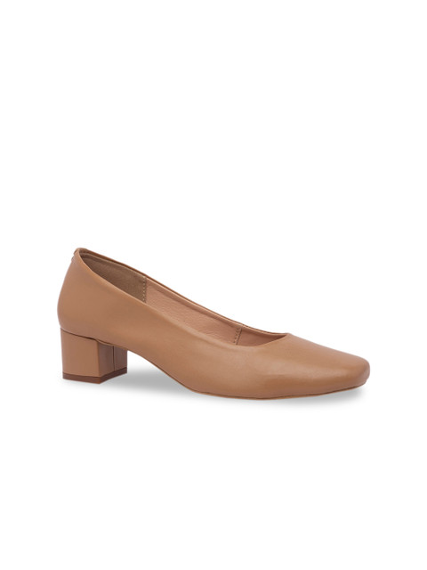 

Inc 5 Women Beige Solid Block Heels