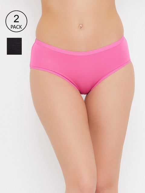 

SECRETS BY ZEROKAATA Women Pack Of 2 Assorted Woven Hipster Briefs SZPTY8008A