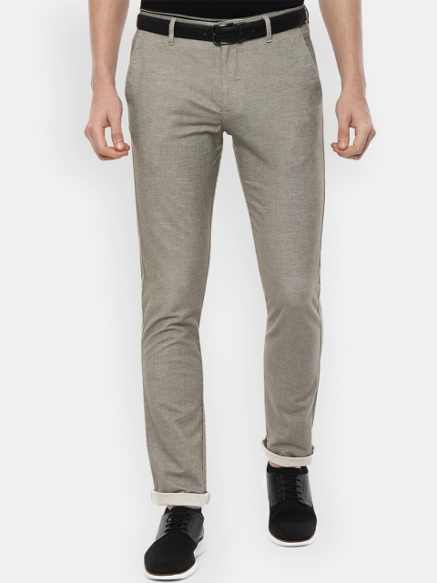 

Louis Philippe Sport Men Grey Slim Fit Solid Chinos