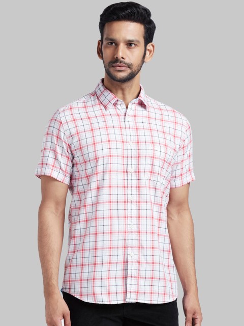 

Parx Men Multicoloured Slim Fit Checked Casual Shirt, Multi