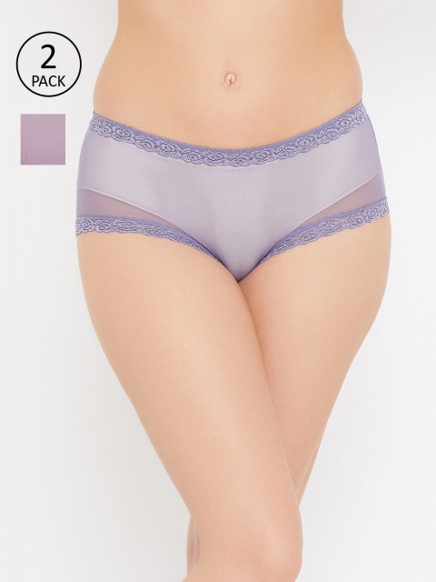 

SECRETS BY ZEROKAATA Women Pack Of 2 Assorted Woven Hipster Briefs SZPTY355B