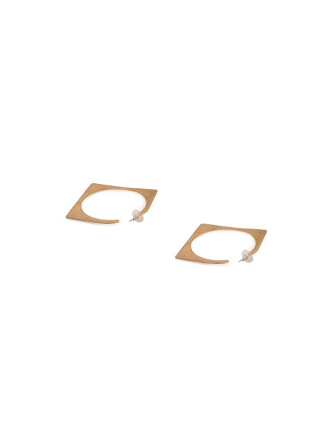 

Globus Gold-Toned Geometric Hoop Earrings