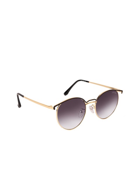 

Voyage Unisex Purple & Gold-Toned Round UV Protected Sunglasses