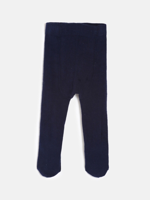 

MINI KLUB Girls Navy Blue Solid Stockings