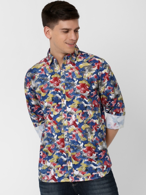 

MARCA Disati Men Multicoloured Slim Fit Printed Casual Shirt, Multi