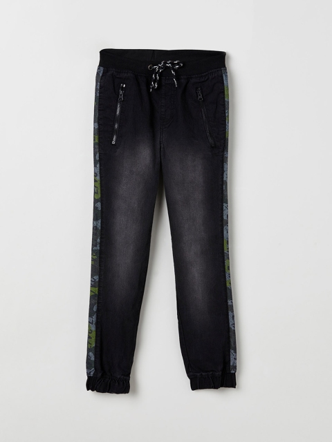 max Boys Black Slim Fit Mid-Rise Clean Look Jeans