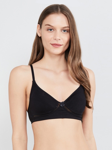 

max Black Solid Non-Wired Lightly Padded T-shirt Bra SU20SCB02BLACK