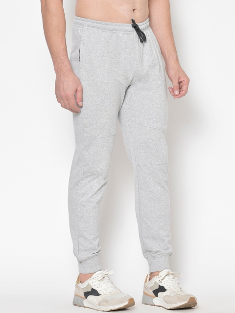 

American-Elm Men Grey Solid Slim-Fit Joggers