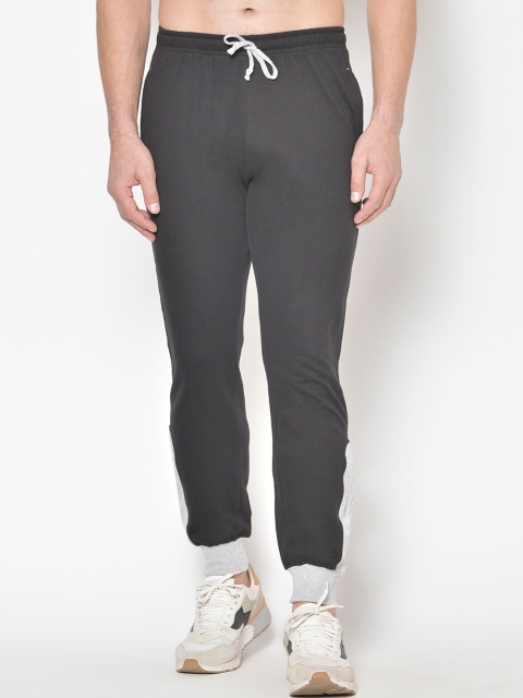 

American-Elm Men Grey Solid Slim Fit Joggers