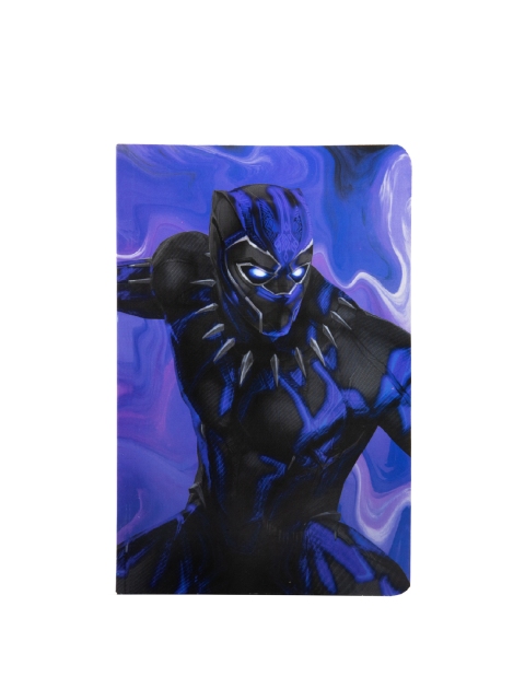 

Planet Superheroes Blue & Black Panther Wakandan King A5 Size Notebook