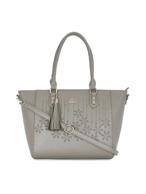 

Lavie Grey Textured Shoulder Bag