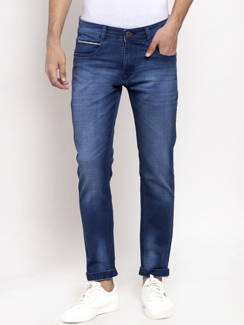 

Rodamo Men Blue Slim Fit Mid-Rise Clean Look Stretchable Jeans