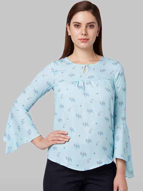

Park Avenue Woman Blue Printed Top