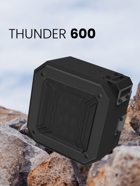 

Staunch Black Thunder 600 Bluetooth 5.0 Wireless Speaker With IPX6 Waterproof & HD Sound