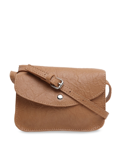 

MIO Borsa Brown Textured Sling Bag