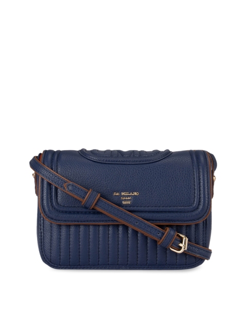 

Da Milano Blue Solid Sling Bag