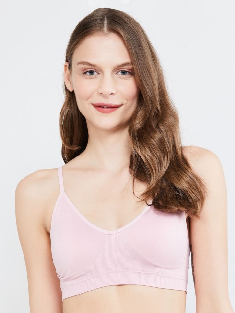 

max Pink Solid Non-Wired Lightly Padded Everyday Bra SU20SMPD02PINK